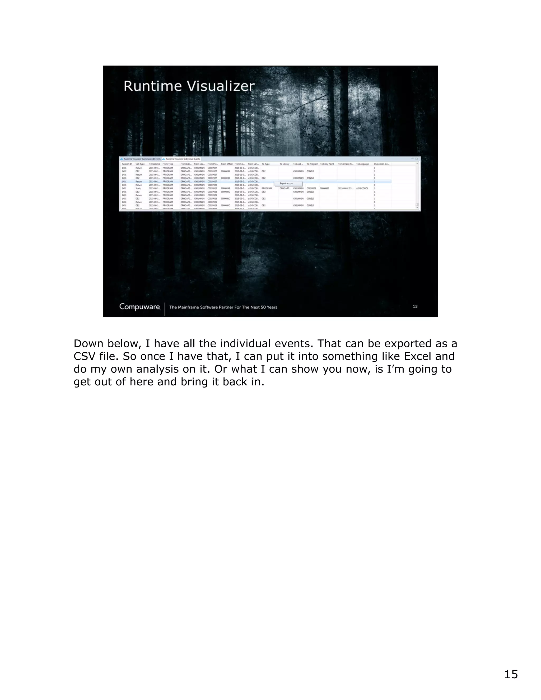 1515
Runtime Visualizer
 