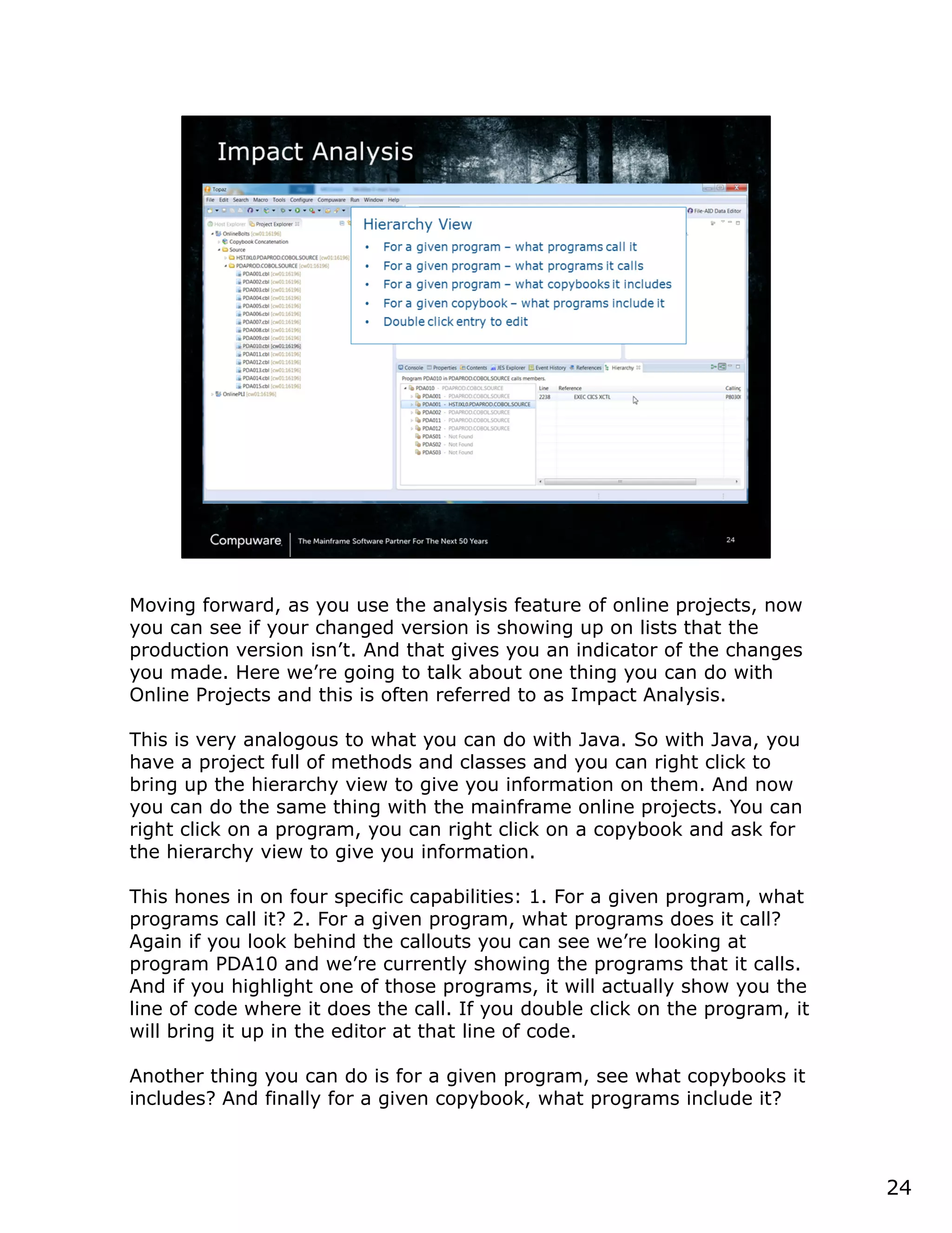 2626
Program Analysis: Program Summary
 