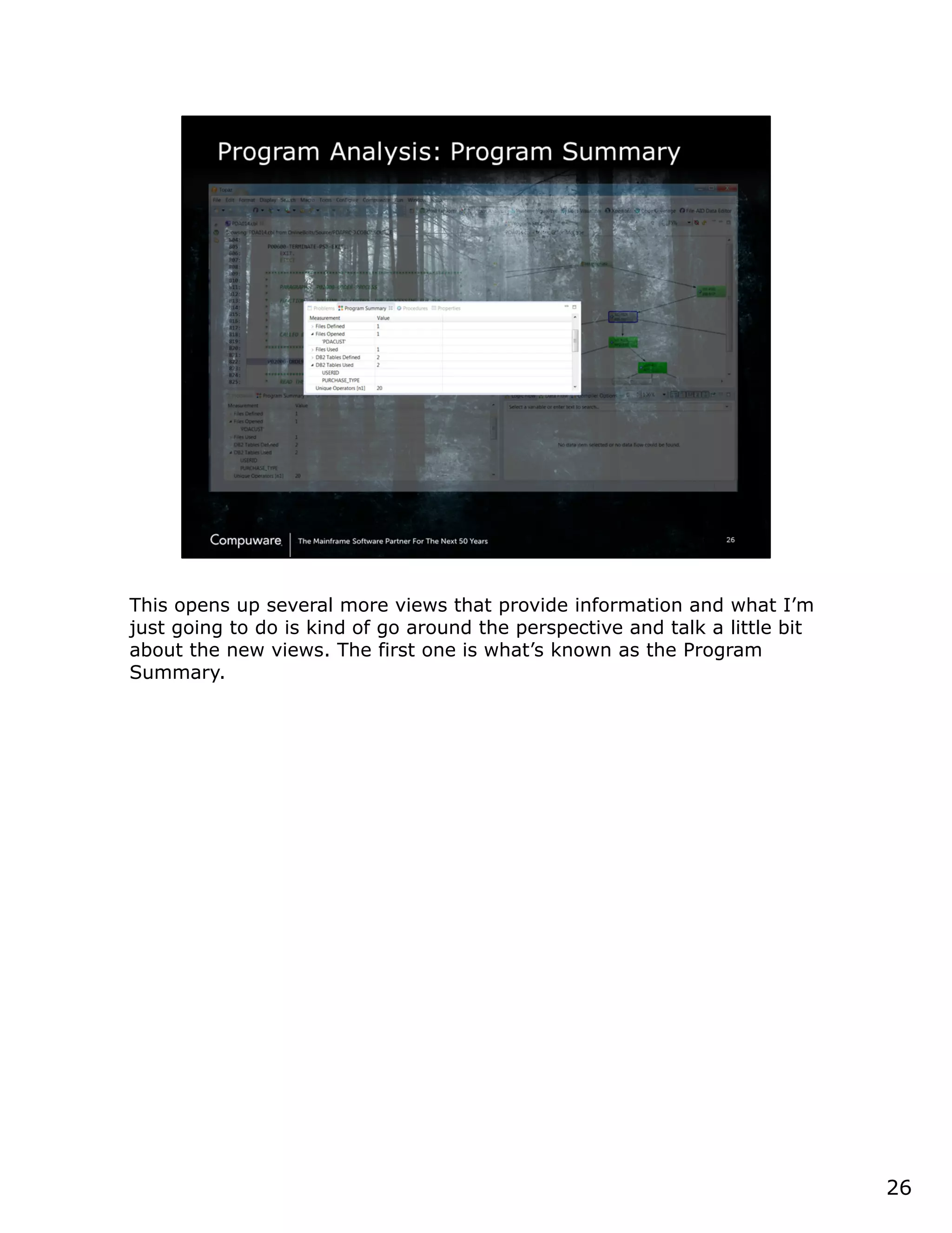 2929
Program Analysis: Program Structure
 