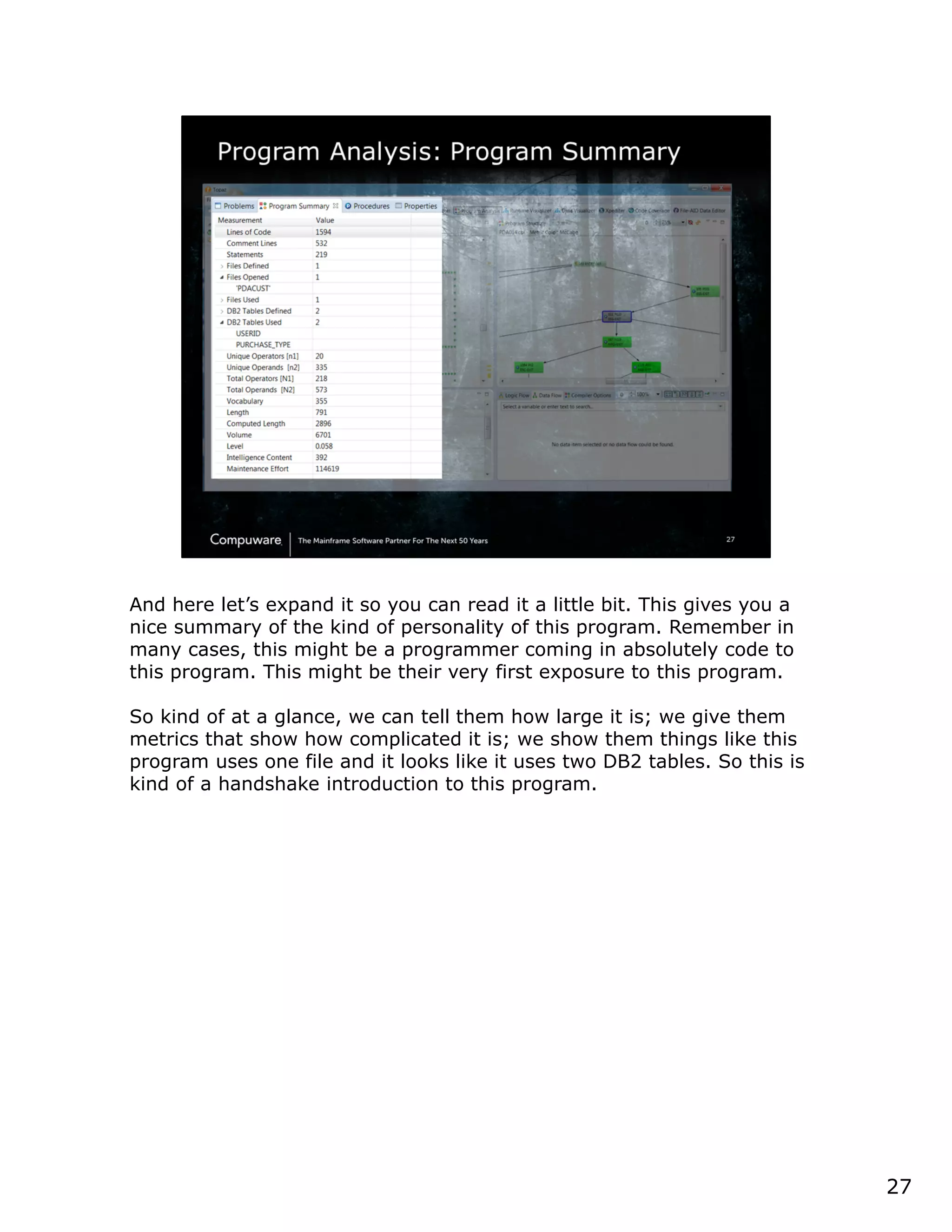 3030
Program Analysis: Logic Flow
 