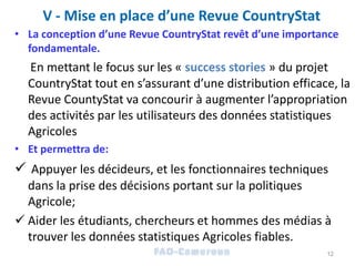 Stratégie de communication CountrySTAT Cas du Cameroun Abdourahman ...