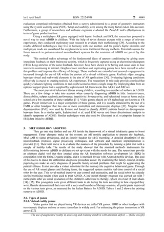 The use of augmented reality in assessing and training children with ...