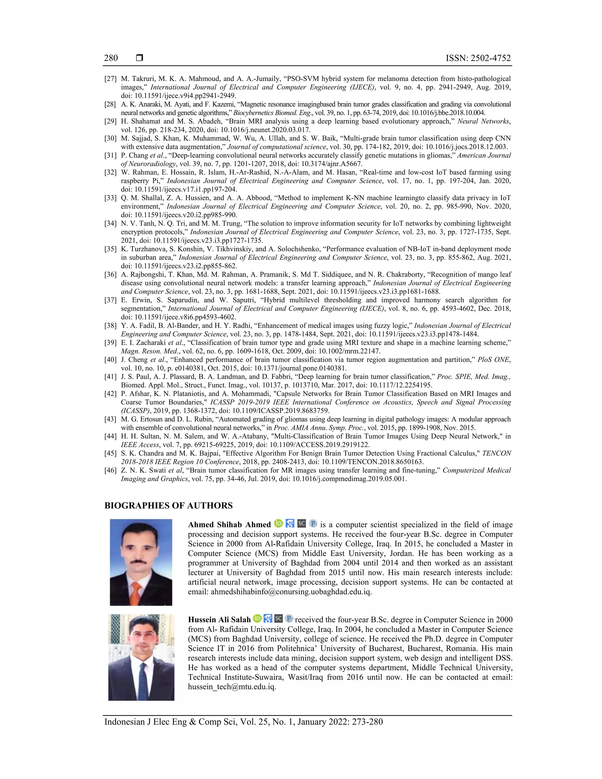 The IoT and registration of MRI brain diagnosis based on genetic ...