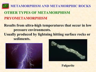 Metamorphic and types of the Metamorphism | PPT