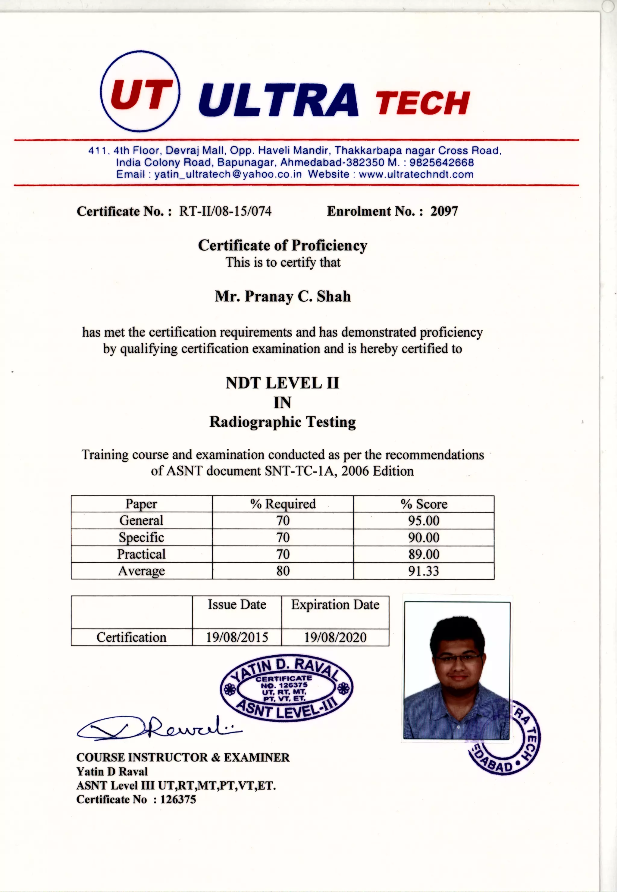Asnt Level Ii In Radiographic Testing Pdf