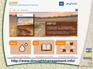 Overview of Drought Indicators and their application in the context of ...