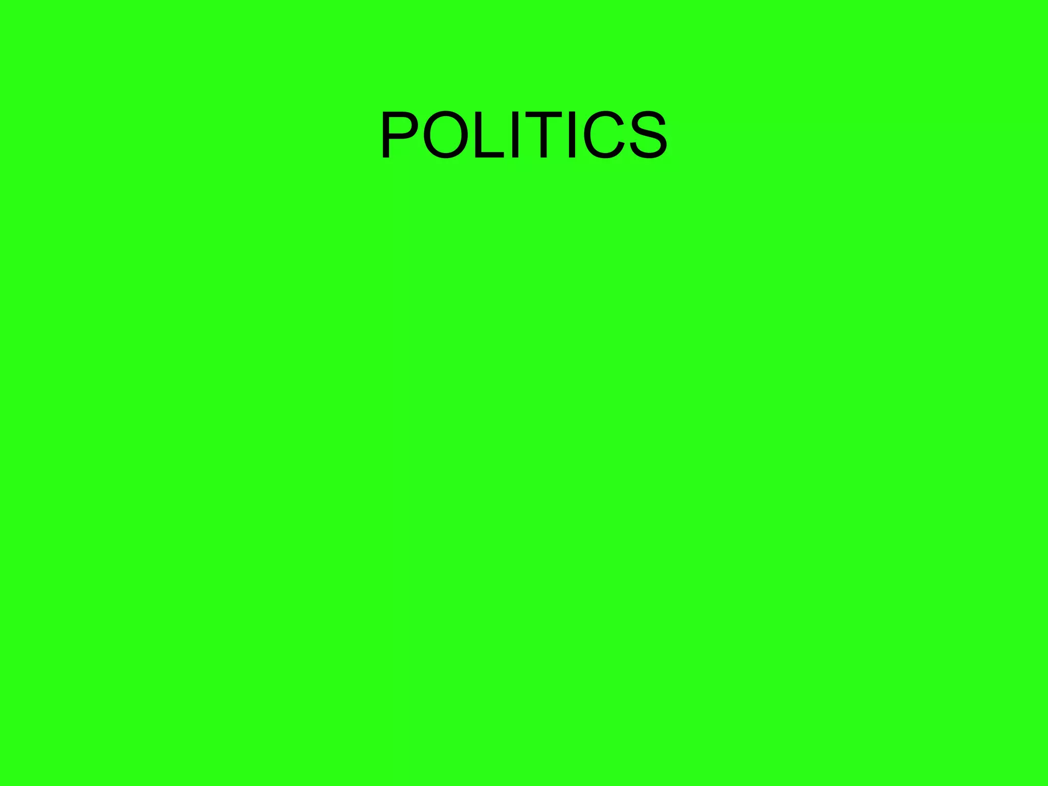 POLITICS 
