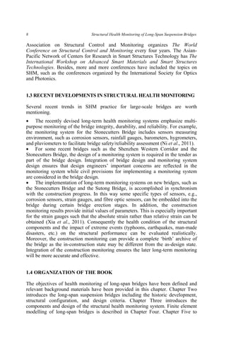Structural health monitoring of long span suspension bridges You-Lin Xu ...