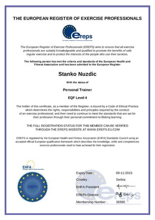 ereps personal training