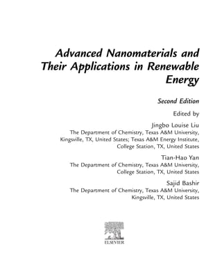 Advanced Nanomaterials and Their Applications in Renewable Energy Tian ...
