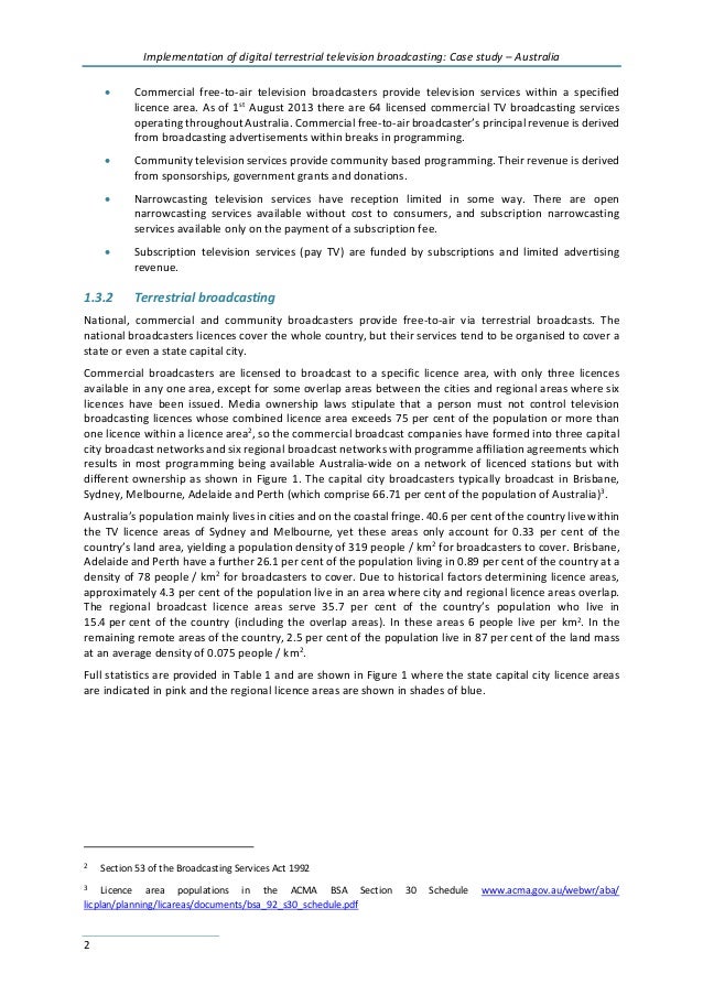 Dttb Case Study Australia 15 Dttb Case Study Australia 15