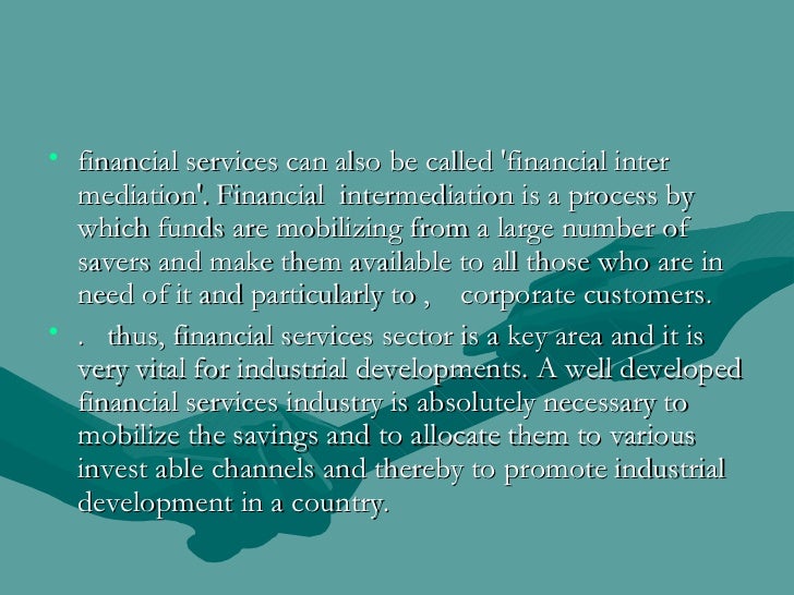 31352216 nature and scope of financial services