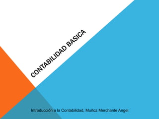Introducción a la Contabilidad, Muñoz Merchante Angel
 