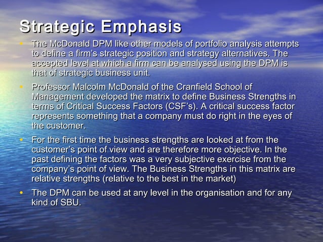 31363068 hofer’s-matrices-and-directional-policies | PPT | Business ...