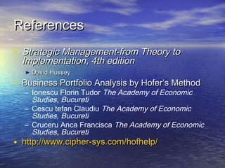 31363068 hofer’s-matrices-and-directional-policies | PPT | Business ...