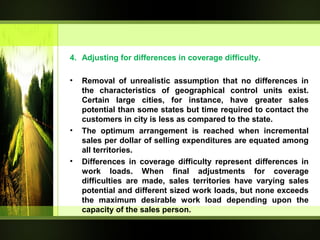 4. Adjusting for differences in coverage difficulty.
• Removal of unrealistic assumption that no differences in
the charac...