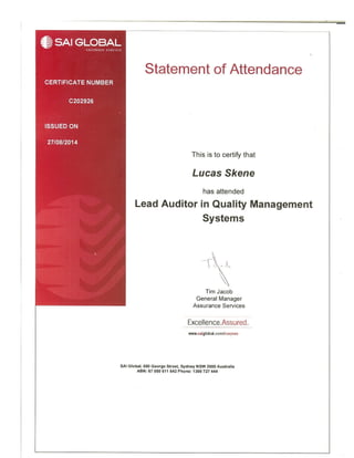 Lead Auditor Accreditation (2)
