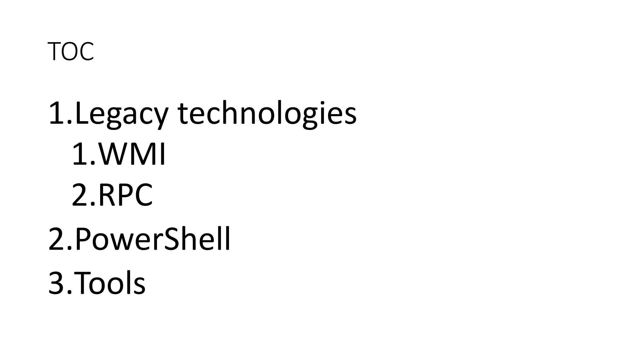 Windows Remote Management - EN | PPT