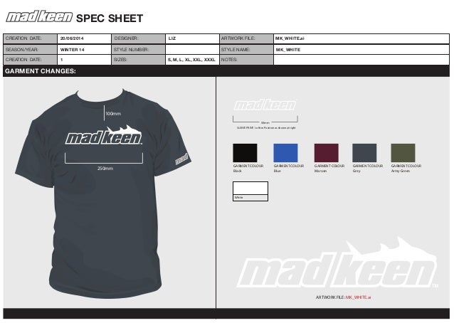 mad keen t shirt range tee shirt sheet