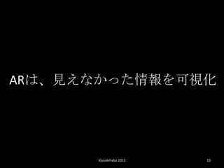 ϡʤä鱨ӻ




      KiyoakiHaba 2012   10
 