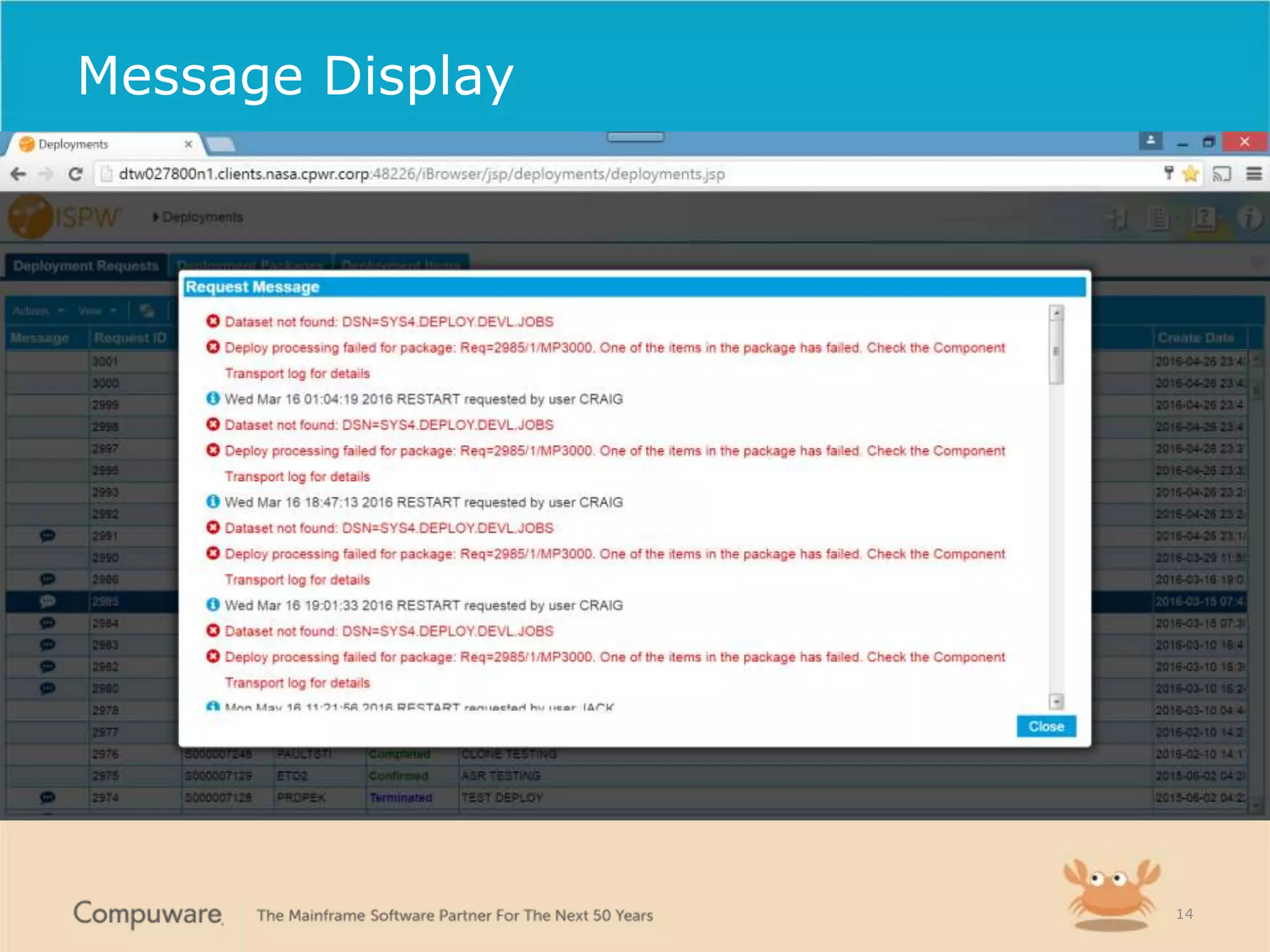 1414
Message Display
 