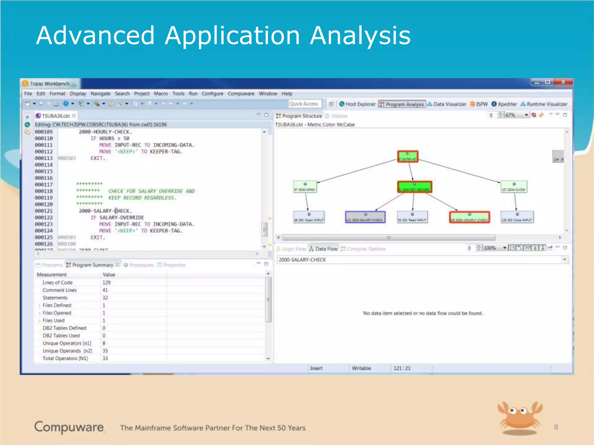 88
Advanced Application Analysis
 