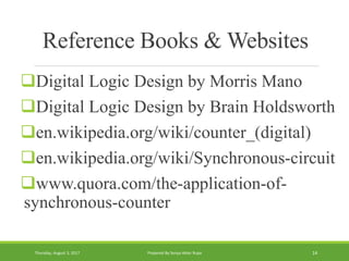 Synchronous Counter in Digital Logic Device | PPTX