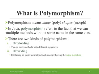 Method Overloading in Java | PPTX