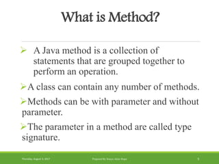 Method Overloading in Java | PPT