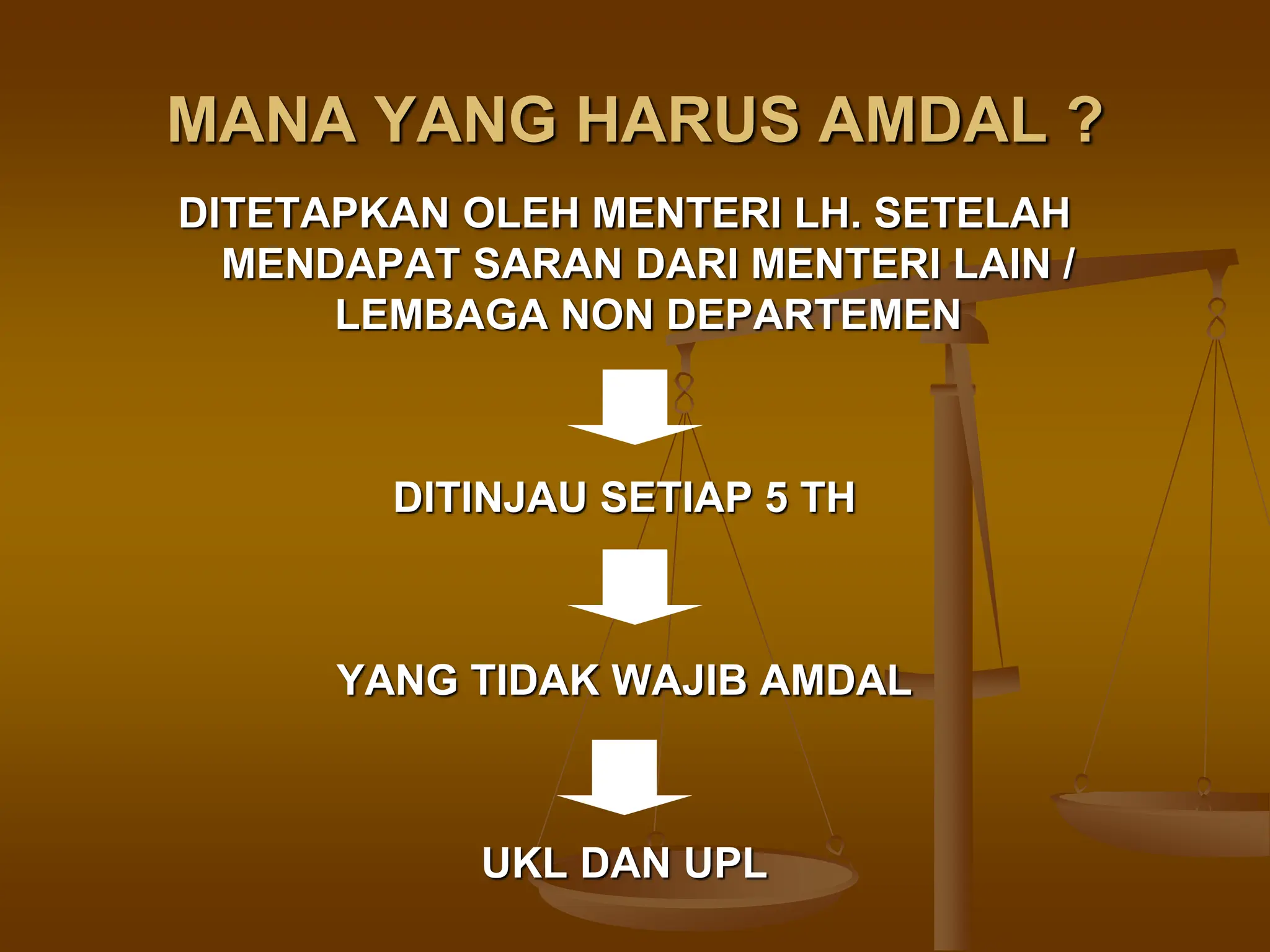 Proses pelingkupan dalam pekerjaan amdal | PPT