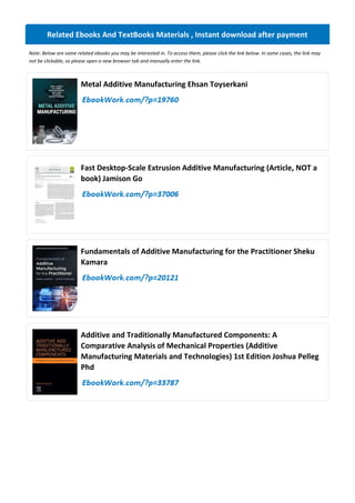Comprehensive Guide to Additive Manufacturing Technologies and ...