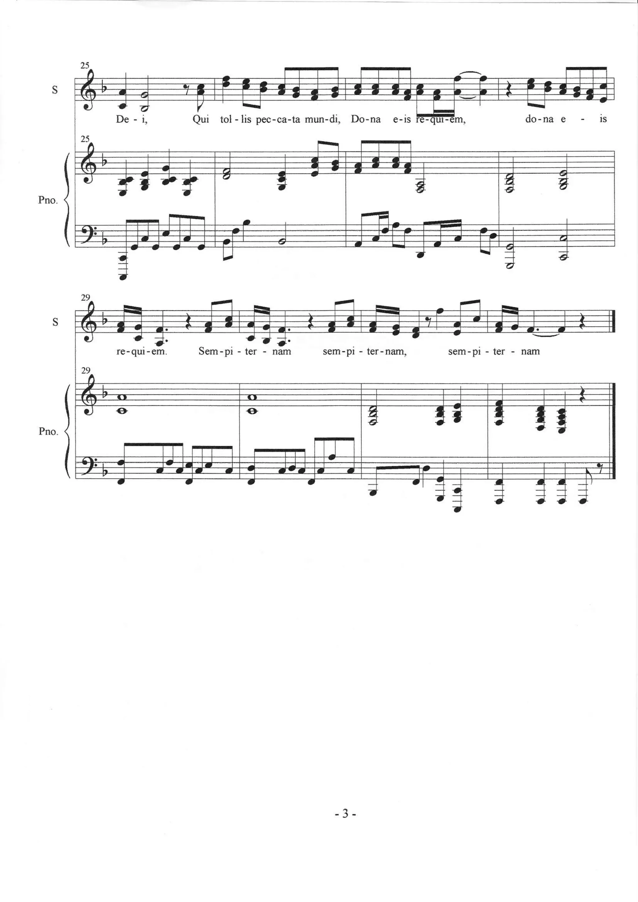 315572963 pie-jesu-andrew-lloyd-webber-in-f | PDF