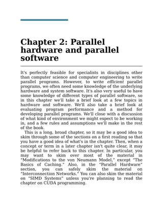 An Introduction to Parallel Programming 2. Edition Pacheco | PDF