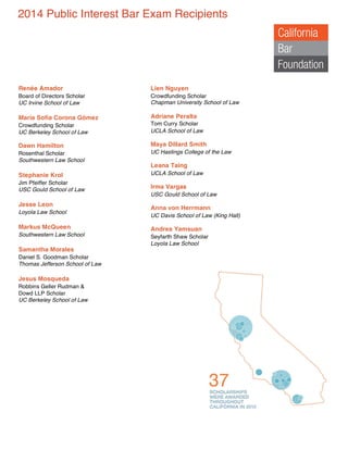 Welcome to the California Bar Foundation 030515 | PDF