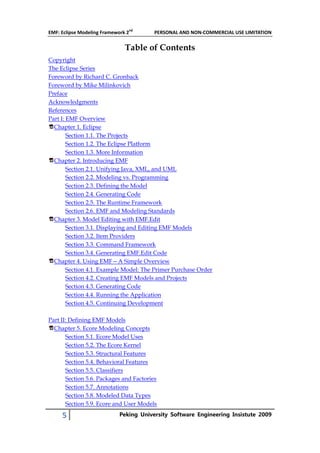 EMF Eclipse Modeling Framework 2nd Edition Dave Steinberg | PDF