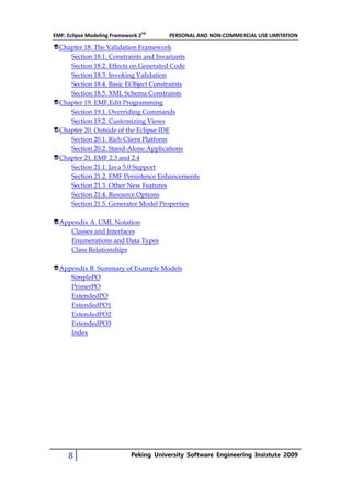 EMF Eclipse Modeling Framework 2nd Edition Dave Steinberg | PDF