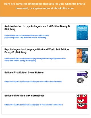 EMF Eclipse Modeling Framework 2nd Edition Dave Steinberg | PDF