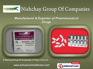 Manufacturer & Exporter of Pharmaceutical
                 Drugs
 