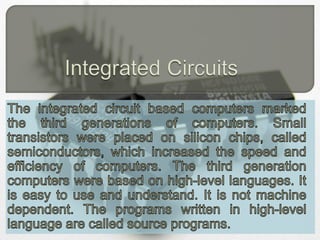 Generation of Computers