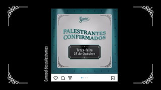 Carrosel
dos
palestrantes
 