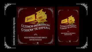 Lembrete
de
compra
dos
ingressos
 
