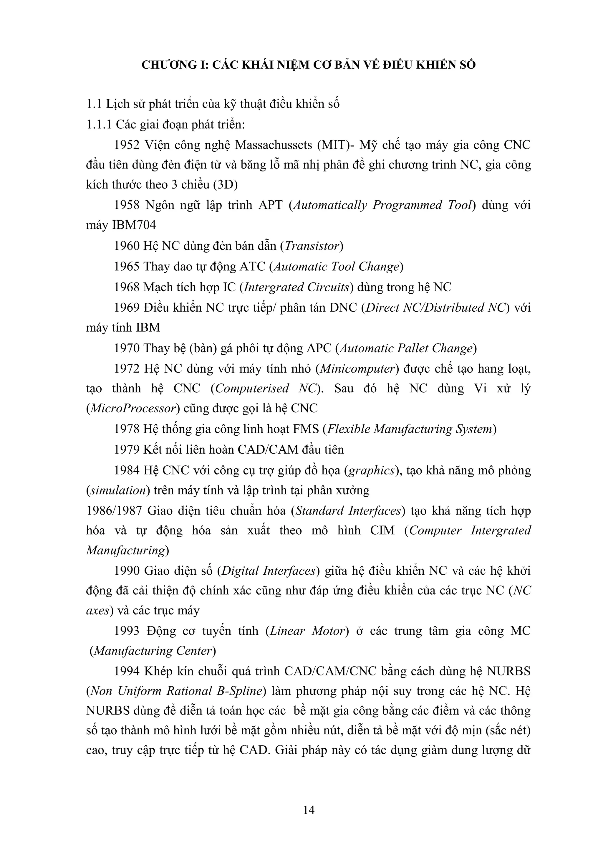 Bài Giảng Môn Học CAD/CAM/CNC | PDF