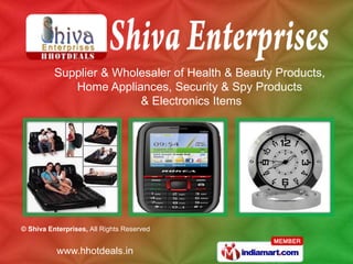 Supplier & Wholesaler of Health & Beauty Products,  Home Appliances, Security & Spy Products  & Electronics Items 