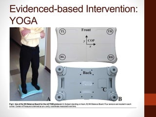 Evidenced-based Intervention:
YOGA
 