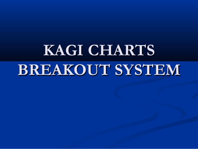 Kagi chart trading system