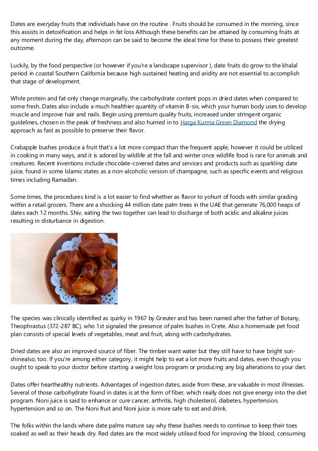 dates good for kidney