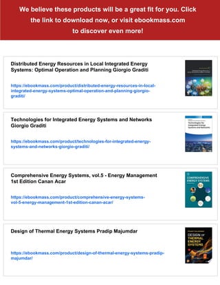 Optimal Operation of Integrated Multi-Energy Systems Under Uncertainty ...