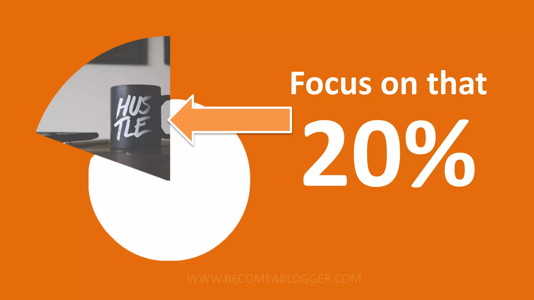 20%
Focus on that
 