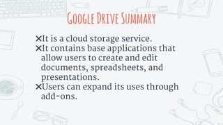 Google drive | PPTX