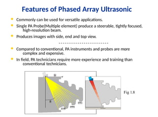 Phased Array Ultrasonic Examination For welds | PPTX